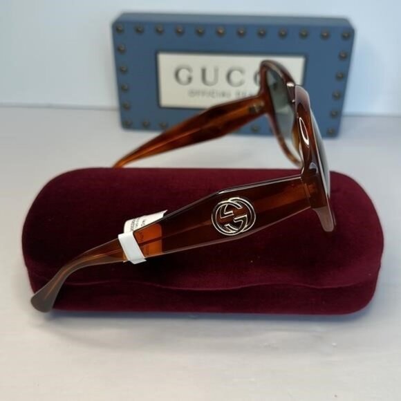 New Authentic GUCCI GG0796S-003\nOversized Octagonal Sunglasses - Picture 5 of 16